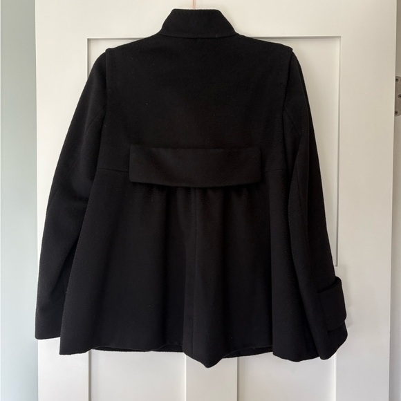 MaxMara Women's Black Pea Coat - Picture 14 of 15